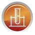 Icon of a test tube in a holder