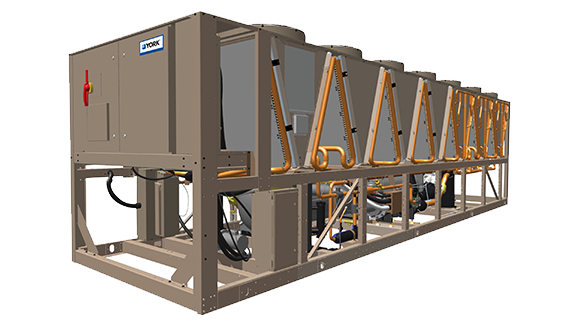 A YORK YVFA chiller