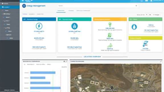 Johnson Controls Enterprise Management being displayed on a desktop screen